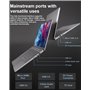 PINSTONE Ordinateur Portable avec 6Go RAM et 128Go SSD,Ordinateurs Portable 14 Pouces avec Processeur Dual Core N4000,avec WiFi 