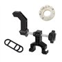 Support portable pour roue de vélo - Mini jantes de vélo - Outils de réparation - Clé à rayons - Noir