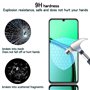 Tzstz 3 Pièces Verre Trempé D'écran Protecteur pour realme C61 6.74" Dureté 9H Anti Rayures HD Film de Protection D'écran