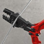 Steelropes24 Pince à sertir 2 en 1 et ciseaux à câble métallique - Pince à sertir jusqu'à 4 mm d'épaisseur