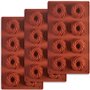 ionEgg Lot de 3 moules en silicone pour chocolats