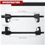 DASBET Ensemble d'outils compresseur de Ressort de Jambe de Force Macpherson Compresseur de Ressort hélicoïdal 2PCS avec Broches