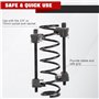 DASBET Ensemble d'outils compresseur de Ressort de Jambe de Force Macpherson Compresseur de Ressort hélicoïdal 2PCS avec Broches