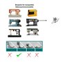 La Canilla ® - Support de pied de biche pour machines à coudre à tige haute Sigma 2000, Alfa 108, 109 et plus