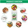 TEEUCNY Sac Sous Vide Alimentaire, 3 Rouleaux 28x400cm Rouleau Sacs Machine Sous Vide Alimentaire, Sans BPA, Sac de Congelation 
