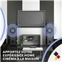 Câble optique Toslink de 3 m - Câble numérique - Câble audio - Contacts dorés - Fibre optique - SPDIF Digital compatible avec ba