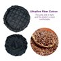 Locisne Capuchon thermique conditionnement profond amovible graines lin, bonnet chauffé par micro-ondes pour revitalisants profo