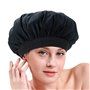 Locisne Capuchon thermique conditionnement profond amovible graines lin, bonnet chauffé par micro-ondes pour revitalisants profo