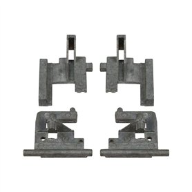 ESC Auto Parts ESR42 Charnières de montage en métal pour toit ouvrant 8200085721 Compatible avec Renault Clio MK2