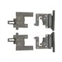 ESC Auto Parts ESR42 Charnières de montage en métal pour toit ouvrant 8200085721 Compatible avec Renault Clio MK2