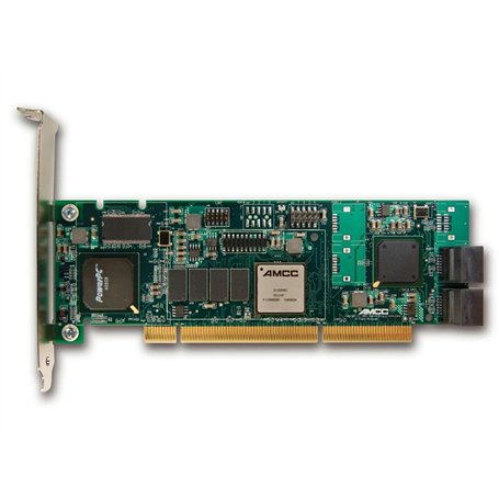 3ware 9550SXU-4LP - Contrôleur de Stockage (Raid) - SATA-300 Faible encombrement - 300 Mo/s - Raid 0