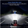 Ensemble Lumière Vélo LED Puissante USB Rechargeable Avant et Arrière