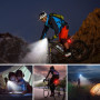 Blukar Éclairage Vélo, Ensemble Lumière Vélo LED Puissante USB Rechargeable Avant et Arrière, Lampe Vélo Etanche 6 Modes Phare d