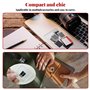 TAGOQUEN 24 Pièces 4 Tailles Étuis pour Carte Mémoire, Boîte de Rangement pour Cartes Mémoires en Plastique Transparent pour Sto