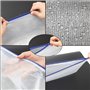 STARVAST 20 Pcs Pochette A4 Zippée, Pochette à Fermeture Éclair, Pochette Document Chemise PVC Mesh de Rangement Fichiers A4 pou