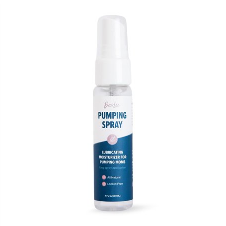 BooLu Spray à bride pour tire-lait | Aide les mamelons douloureux et les conduits de lait obstrués | Lubrifiant pour la peau pou
