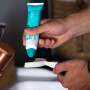 Y-Brush - Dentifrice Tube bio - Lot de 2 - Fabriqué en France - Goût Menthe - 99% naturel - Fluor - Anti caries - Pour Gencives 
