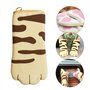 Bibest Gants Isolants de Cuisine Patte de Chat, Gant Four Manique Four Oven Mitts Oven Gloves, Gants Maniques en Coton Épaissir,