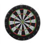 MorNon Jeu de 6 fléchettes professionnelles avec cible en sisal et tableau de fléchettes