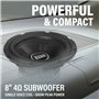 1 Caisson de Basses Compatible avec Boss Audio Systems CXX8 CXX 8 20,00 cm 200 mm 8" 4 ohm 300 Watts rms 600 Watts Max 83 DB Sus