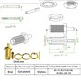 Pince à Sertir SMA et Connecteur SMA Rg174, Sertisseuse SMA, 10pcs SMA Male Connector et 10pcs connecteur sma femelle pour Rg316