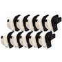 10 x DK11201 (29mm x 90mm) Papier Étiquettes (400 étiquettes par rouleau) compatible pour Brother QL-500 QL-550 QL-570 QL-700 QL