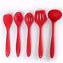 Zerodis 5 pcs/lot Rouge Ustensiles de Cuisson