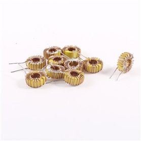 sourcing map 10 Pcs Inducteur toroïdal noyau Choke fil vent Wound 22uH 21mOhm 3A Coil bobine induction Inductance