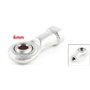 sourcingmap Palier à Roulement 6mm M6 Embout à Rotule Roulement à Rotule Bille Auto-lubrifiant femelle biellette de direction