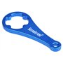 Smatree® Aluminium Vis Longue 3pcs (Noir) and Clé (Bleu) pour GoPro Session, Hero 11/10/9/8/7/6/5/4/3/2/1 - Noir