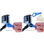 Smatree® Aluminium Vis Longue 3pcs (Noir) and Clé (Bleu) pour GoPro Session, Hero 11/10/9/8/7/6/5/4/3/2/1 - Noir