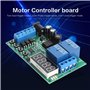 Carte Contrôleur de Moteur DC 5V-24V 83mA, Contrôleur de Moteur Avant/Arrière avec Relais Temporisé, Relais de Cycles Temporels,