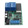 Carte Contrôleur de Moteur DC 5V-24V 83mA, Contrôleur de Moteur Avant/Arrière avec Relais Temporisé, Relais de Cycles Temporels,