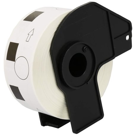 Cartridges Kingdom DK11218 DK-11218 24mm x 24mm Papier Étiquettes rondes compatible pour BROTHER P-Touch Imprimantes