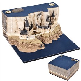 Nizirioo Bloc-notes 3D en papier autocollant : Blocs-notes en papier d'art de construction