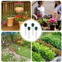 4PCS Humidimètre Sol pour Plantes, 3 en 1 Humidimètre pour Plantes, Compteur de Sol avec PH/Température/Lumière, Convient pour J