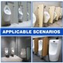 Lot de 15 tamis d'urinoir parfumés : filtre d'urinoir parfumé - Insert universel - Protection anti-éclaboussures - Désodorisant 