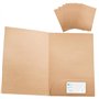 Chemise Cartonnée en Papier Kraft: YIDM 10 Stück Chemise Cartonnée avec Rabat A4 Sous Sac de Fichier en Papier Kraft Dossier de