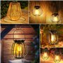 Glovios Ampoule Solaire Exterieur, 2 Pièces Lampe Solaire Exterieur Jardin Rechange avec Ampoule LED Brillante, Solaire Lanterne