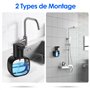 LustLocke Distributeur de Savon Automatique, 500ml Distributeur de Savon Mural, Distributeur de Savon Électrique avec Capteur, D