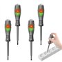 4 Pièces Tournevis Testeur De Tension 2en-1