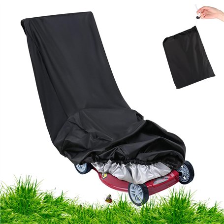 TNOMSNO Housse pour tondeuse à gazon imperméable 420D