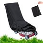 TNOMSNO Housse pour tondeuse à gazon imperméable 420D