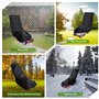 TNOMSNO Housse pour tondeuse à gazon imperméable 420D, 195 x 112 x 66 cm, imperméable, Oxford Housse de protection pour tondeuse