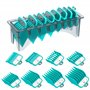 VGR 891 Lot de 8 peignes de tondeuse à cheveux professionnels avec support de peigne limite pour la plupart des tondeuses à chev