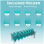 VGR 891 Lot de 8 peignes de tondeuse à cheveux professionnels avec support de peigne limite pour la plupart des tondeuses à chev