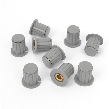 sourcingmap 9 pièces de rechange Audio contrôle du volume potentiomètre Boutons 4 mm de diamètre