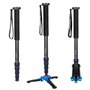 Koolehaoda Caméra Aluminium Monopode avec Base de Support de trépied Hauteur étendue 168 cm pour Camera vidéo Photographie Rando