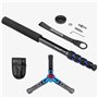 Koolehaoda Caméra Aluminium Monopode avec Base de Support de trépied Hauteur étendue 168 cm pour Camera vidéo Photographie Rando