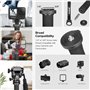 Koolehaoda Caméra Aluminium Monopode avec Base de Support de trépied Hauteur étendue 168 cm pour Camera vidéo Photographie Rando